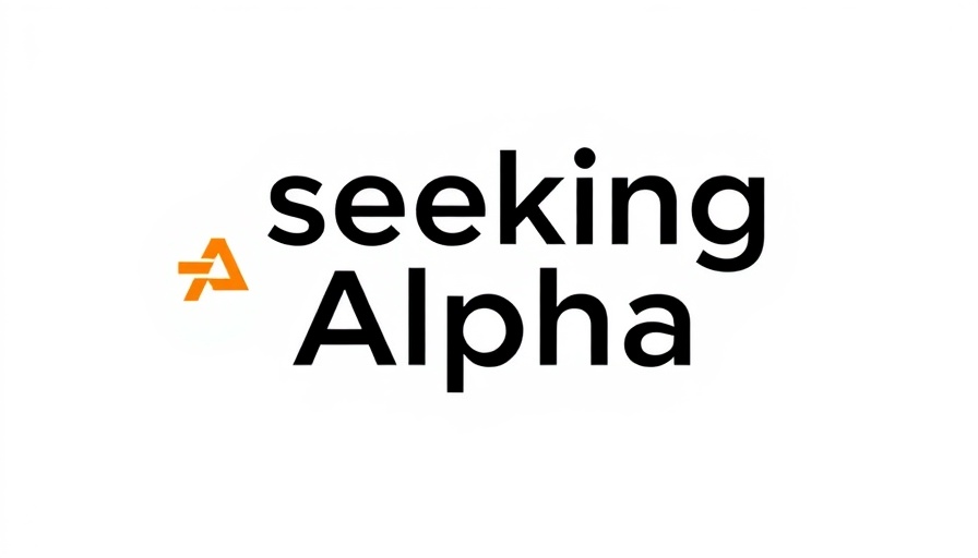 Simple Seeking Alpha logo with typography