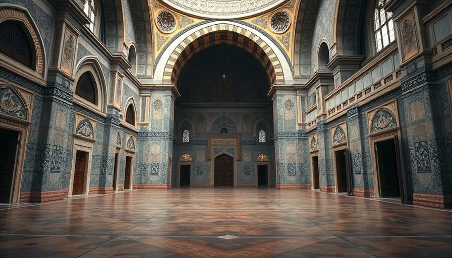 Historic mosque courtyard, best places to visit in the Middle East 2025.