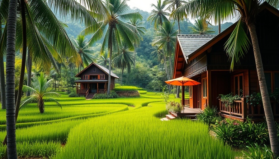 Charming traditional bungalows in lush rice terraces, Ubud stay.