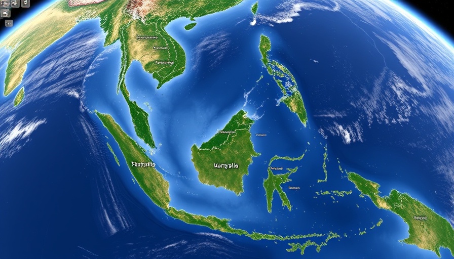 Google Earth celebrates 20 years with Southeast Asia satellite view.