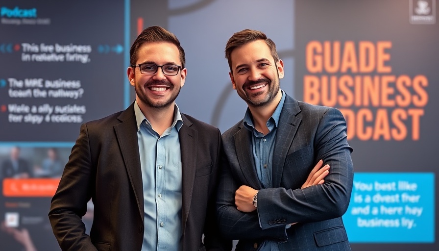 Tech Success in Bulacan podcast image with two businessmen.