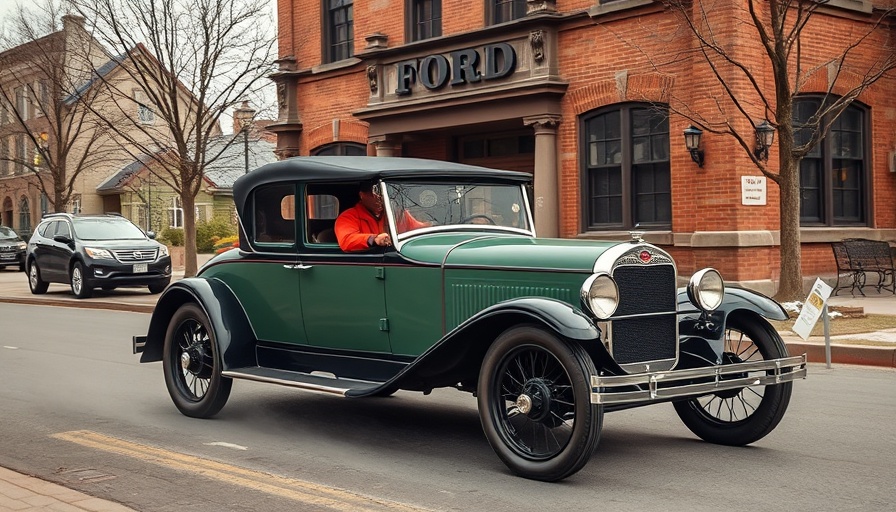 Historic Ford automobile in Michigan, top destination