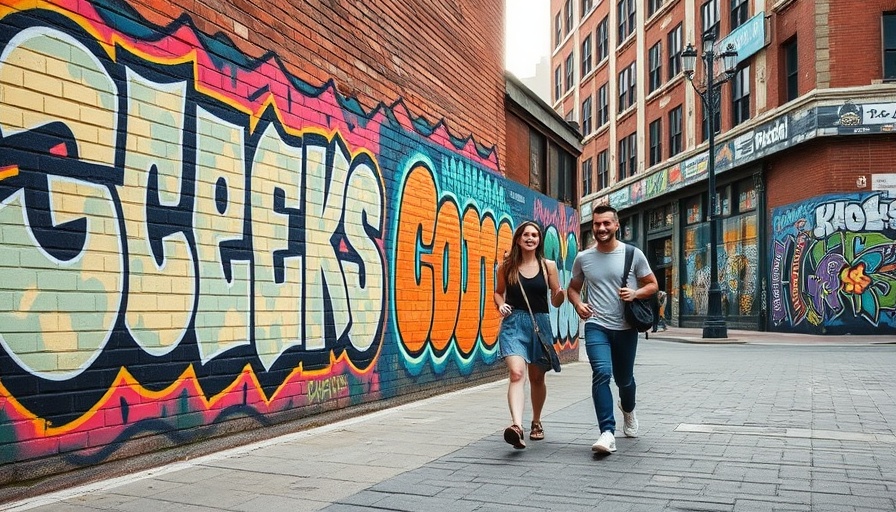 Philadelphia's vibrant street art enhances its walkability.