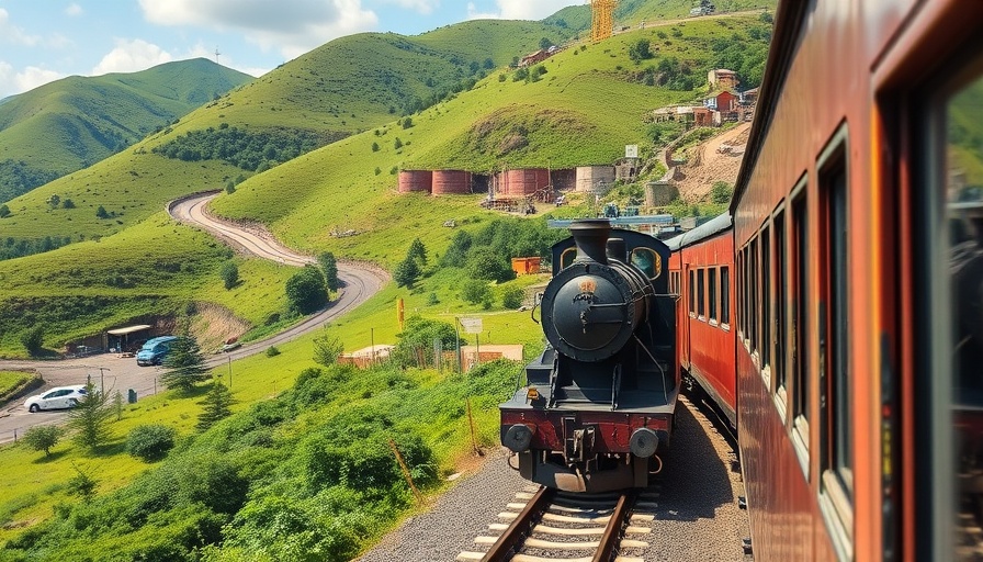 Train services resume in Northeast India, traversing lush hills.