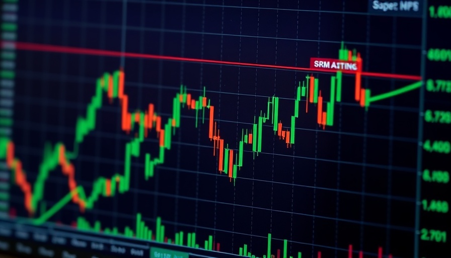 SRM Entertainment stock chart showing daily trading data and key events.