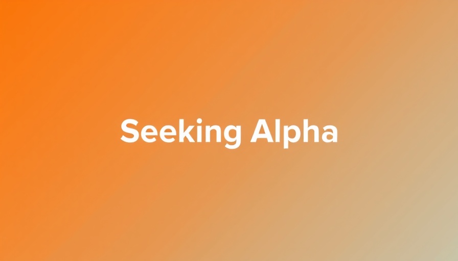 Centene Corporation Challenges 2023 graphic with Seeking Alpha logo on orange gradient background.