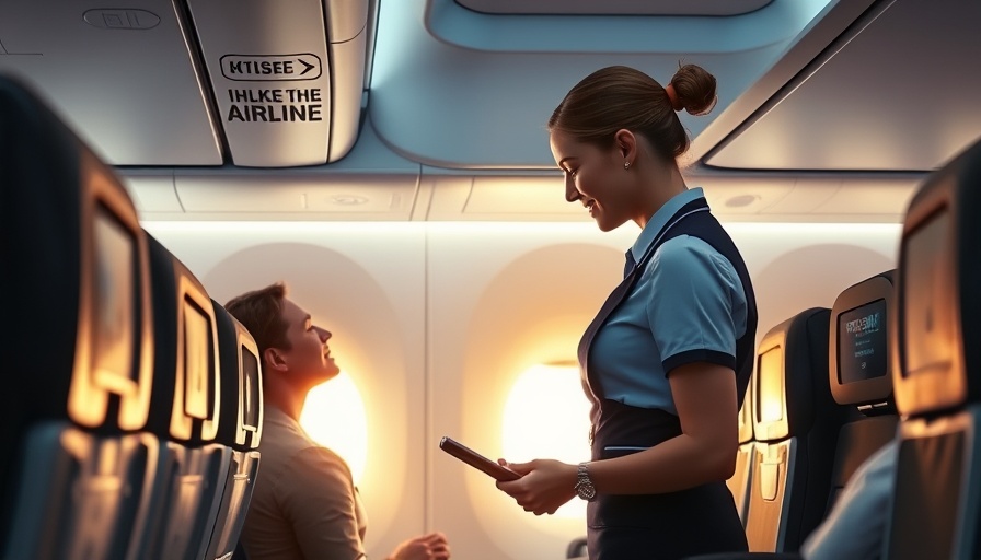 Malaysia Airlines stewardess and passenger inside airplane cabin, Travel Madness Expo 2025
