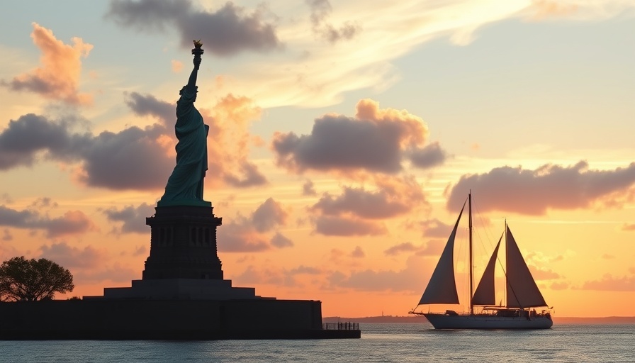Best Day Trips From NYC: Sunset at Statue of Liberty