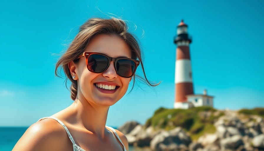 Fun Things to Do in Portland, Maine - Woman enjoying lighthouse view.