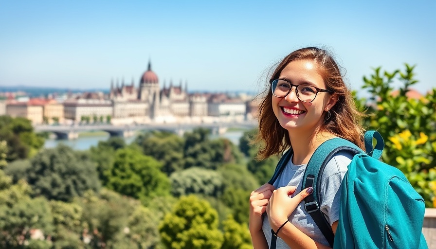 Woman enjoying scenic Budapest view, things to do in Budapest.
