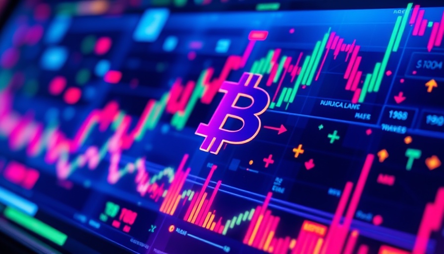 CME Group Cryptocurrency Utility abstract financial graphics with crypto symbols.