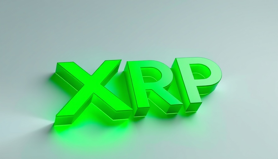 Futuristic 3D XRP logo with vibrant green glow, XRP Treasury