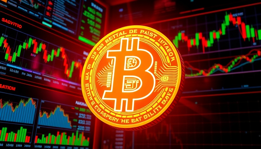 Cryptocurrency market fluctuating with a Bitcoin symbol amid stock charts, illustrating Dogecoin price pullback.
