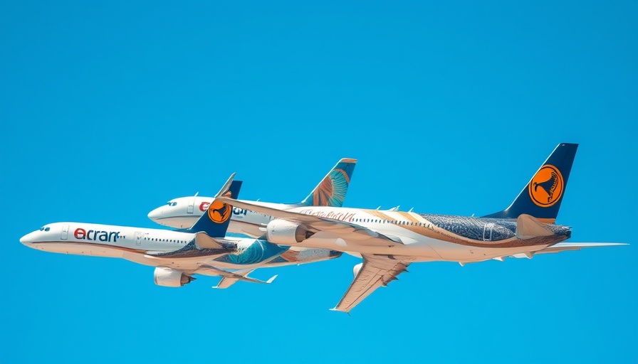 Redeeming VIPorter Points with airline logos in clear sky