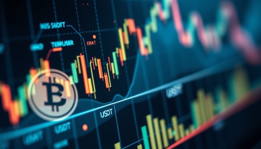 Tether USDT market speculation digital illustration.