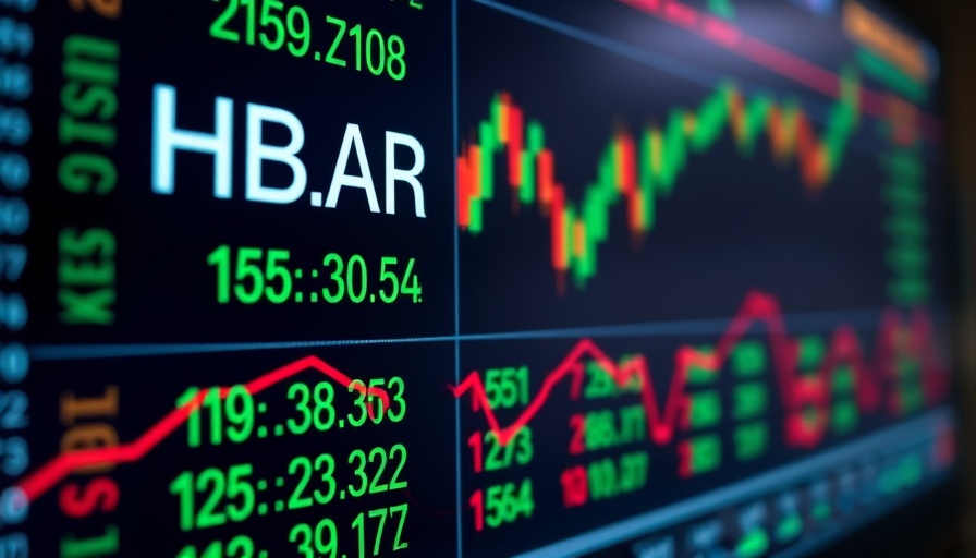 Detailed HBAR price metrics and market data screenshot showing financial statistics.