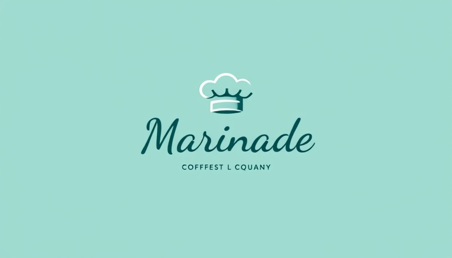 Marinade Finance logo with chef's hat on teal background.