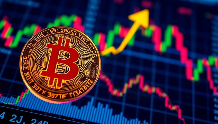 Bitcoin surges past $116K with vibrant financial charts.