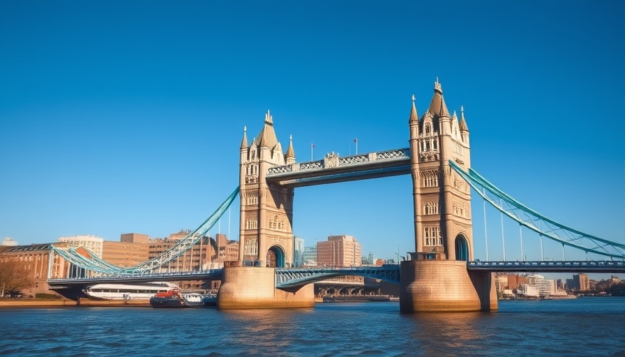 Tower Bridge over River Thames, iconic London film destination.