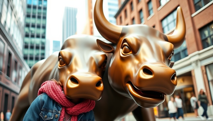 Girl smiling by bull statue, a top family-friendly activity in Durham, NC.