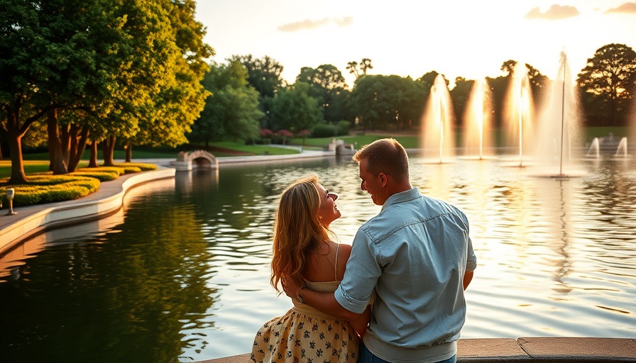 Romantic couple at Thunder Bay waterfront, ideal getaway spot.
