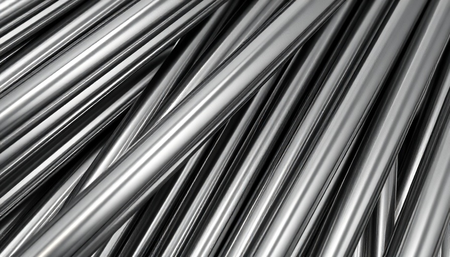 Shiny metallic tubes representing industrial metals investing.