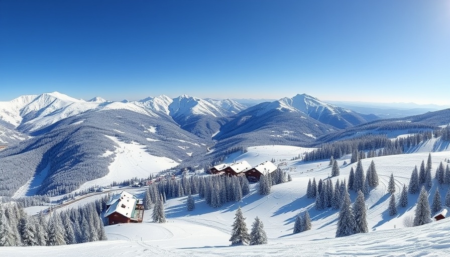 Snowy Deer Valley ski slopes with ski expansion 2025 plans.