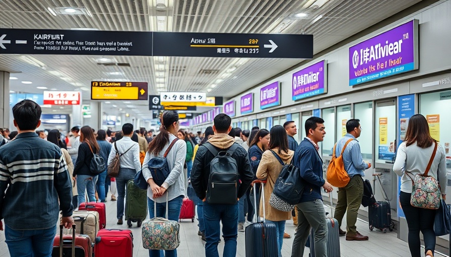 Ticket counters at Kansai Airport for trips to Osaka City Center.