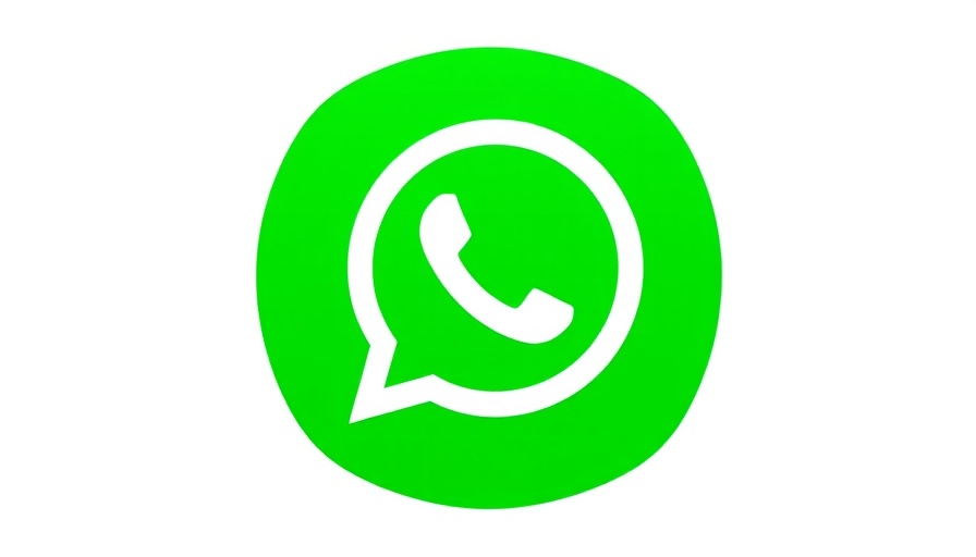 WhatsApp logo in green and white.