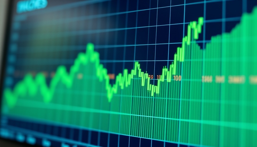 Abstract graph representing the S&P 500 winning streak.