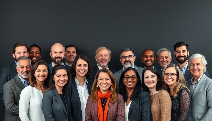 PCMA 2026 leadership slate group portrait, diverse leaders smiling.