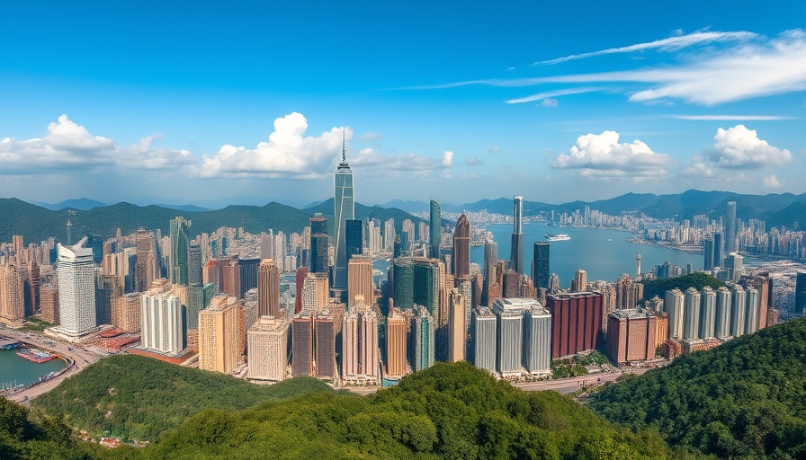 Panoramic view of Hong Kong skyline for Indian travelers.