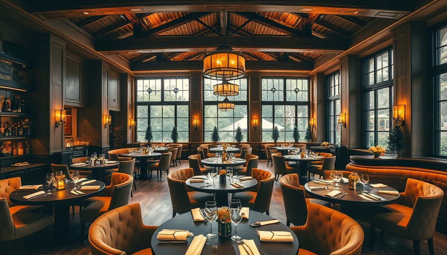 Jean-Georges in Dublin restaurant interior with plush seating.