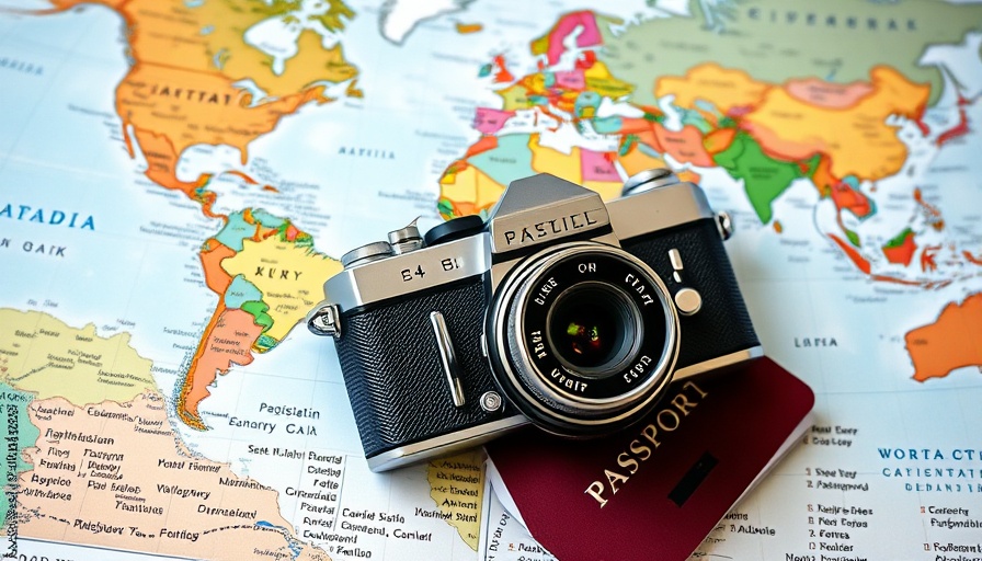 Vintage camera and US passport on world map, Travel Smarter Preparation Tips