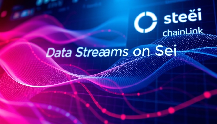 Sei Network integrates Chainlink data streams in a digital graphic.
