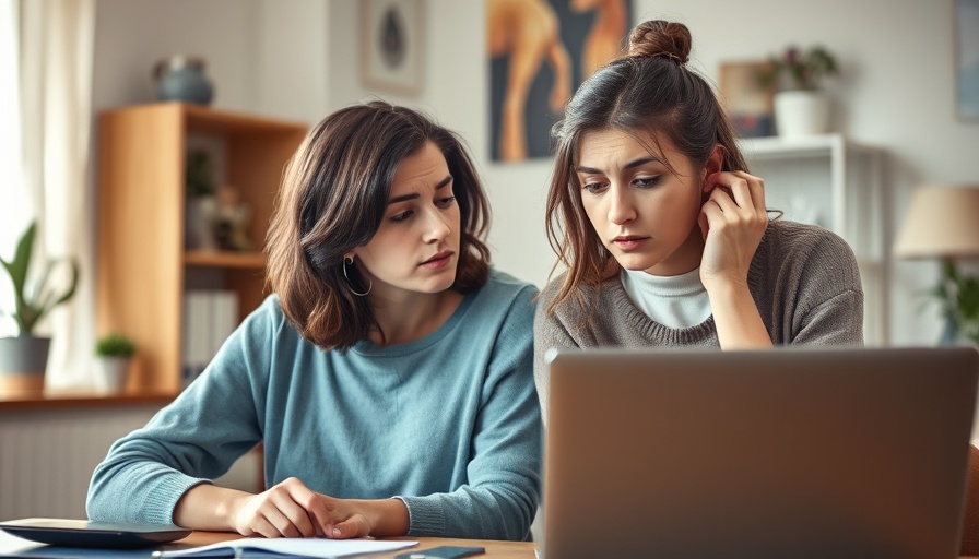 Mother and daughter discussing H-1B visa fee impact.