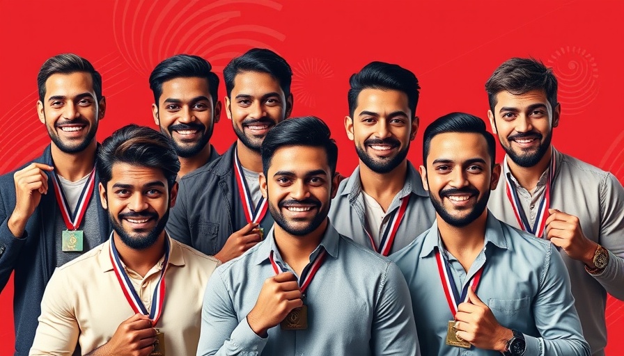Stylish men celebrating FIVB Men’s Volleyball World Championship.