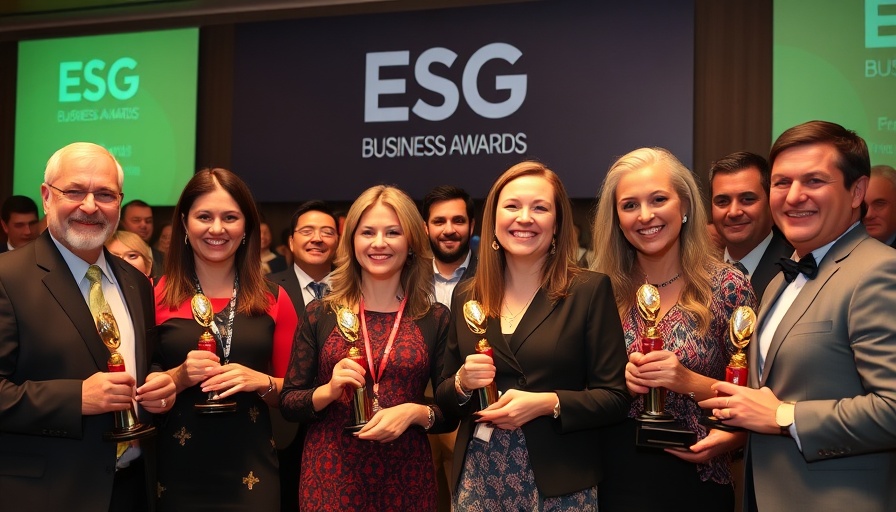 Cebu Pacific Sustainability Awards winners at ESG ceremony.