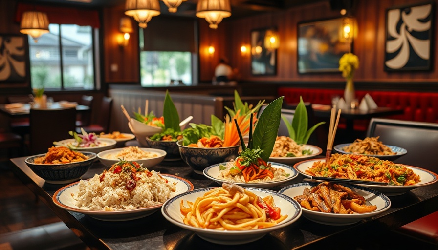 Authentic Thai dishes served at a restaurant in BGC