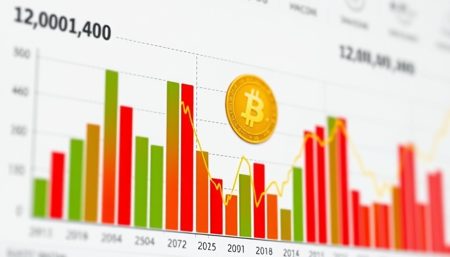 Financial chart depicting Bitcoin price prediction trends.