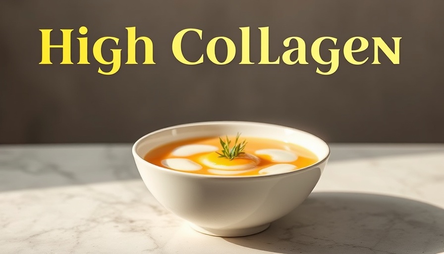 Collagen-rich foods for joints, featuring egg drop soup in focus.