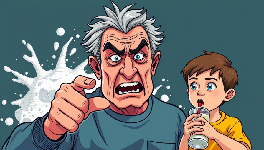 RFK Jr. banned foods warning with animated elements.