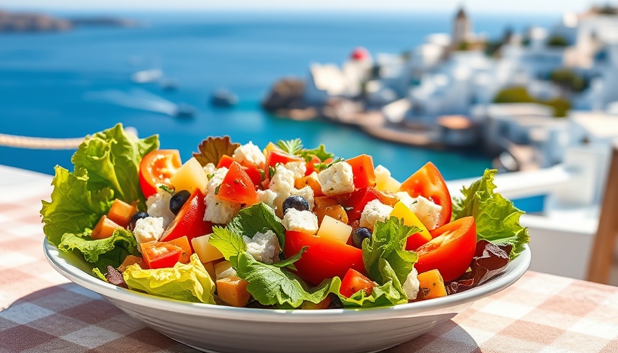 Delicious Greek salad exemplifying a smarter Mediterranean diet.