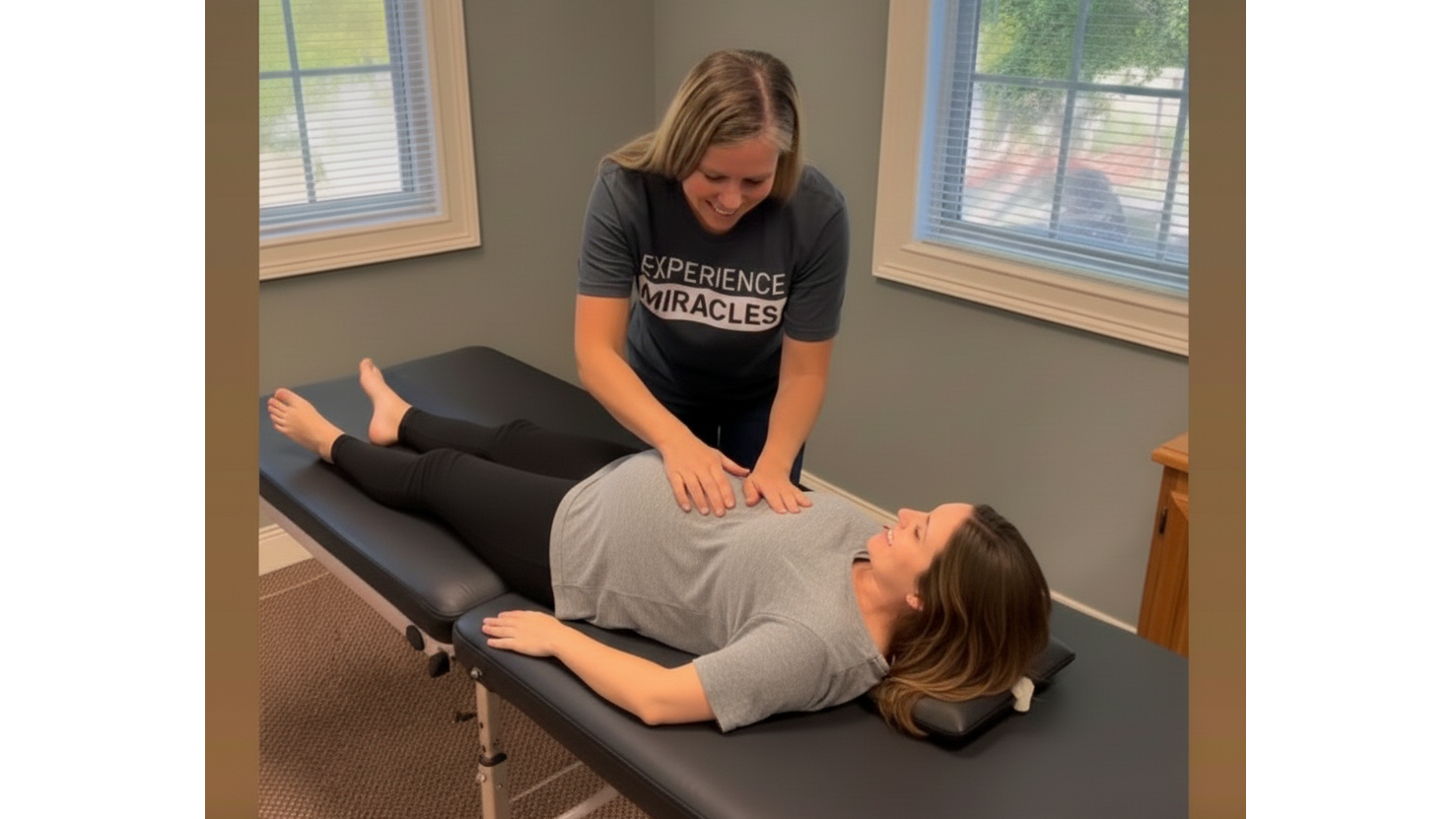 Chiropractic care benefits: patient receiving treatment in a clinic.