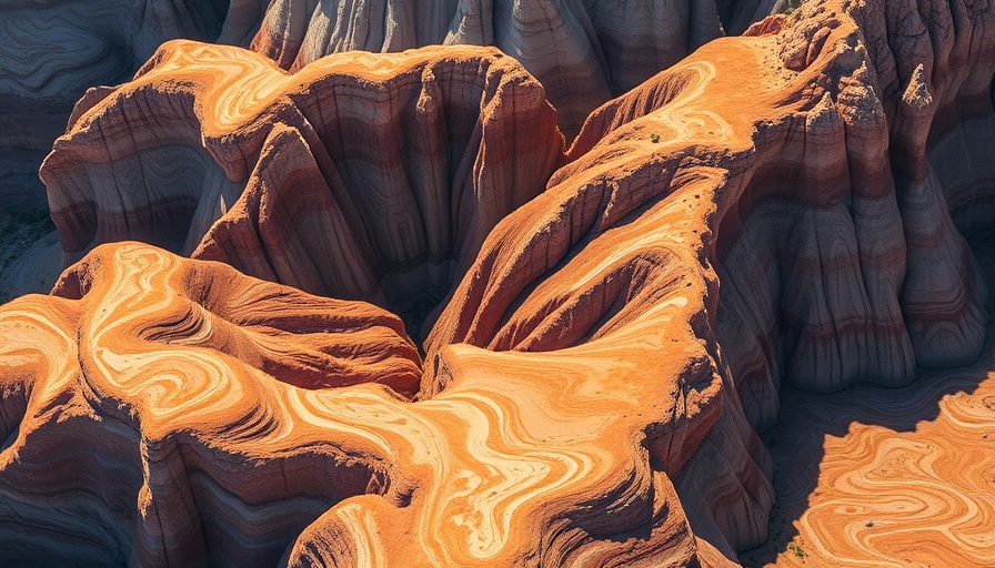 White Pocket rock formations with swirling patterns in red and white.