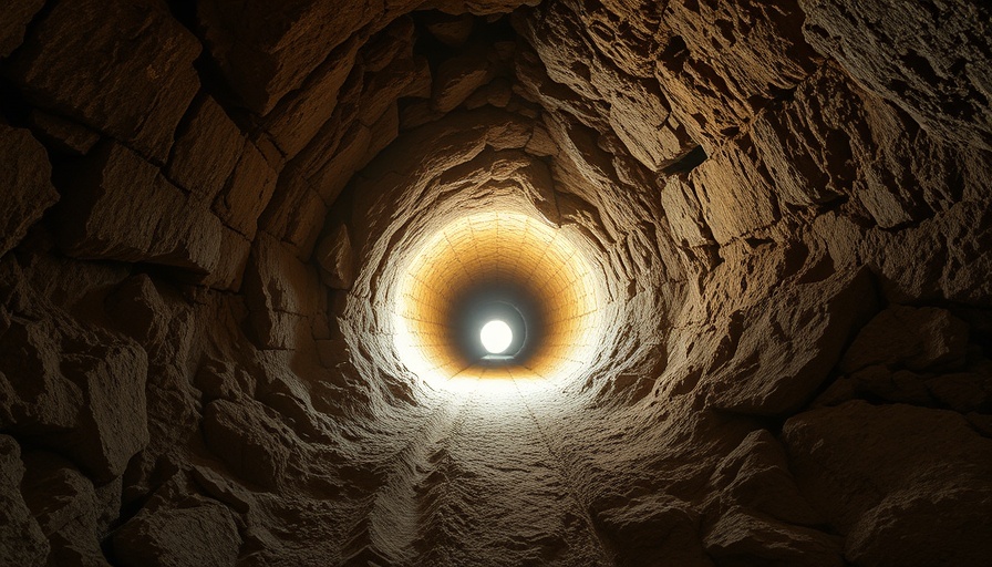 Enigmatic tunnel resembling a dragon's belly in Kanab.