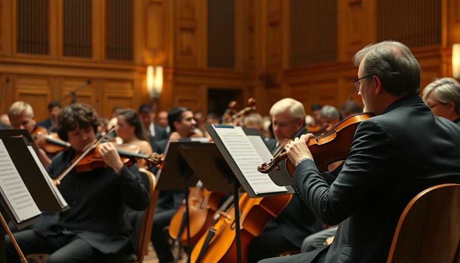 Atlanta Symphony Orchestra musicians performing at 2025-26 season opener.