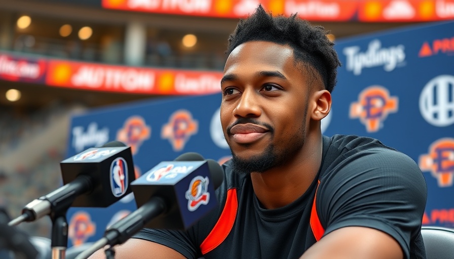 Atlanta Hawks preseason opener media conference, athlete speaking.