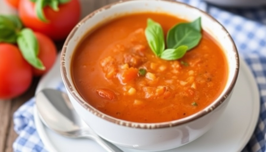 Simple Tomato Basil Soup (Stovetop or Instant Pot)