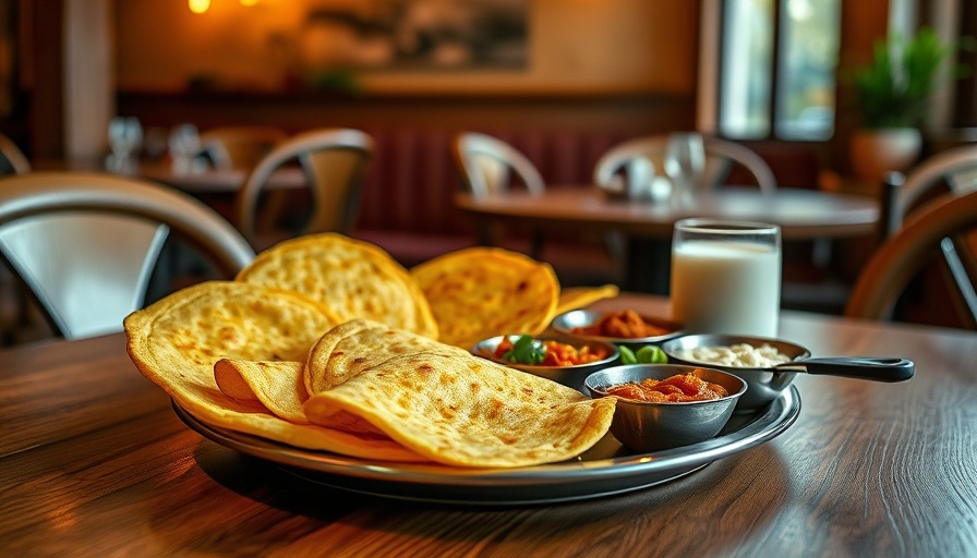 Affordable desi breakfast combos Qatar with puris and sides.